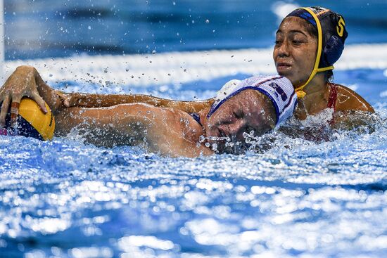 2016 Summer Olympics. Water polo. Women. Russia vs. Spain