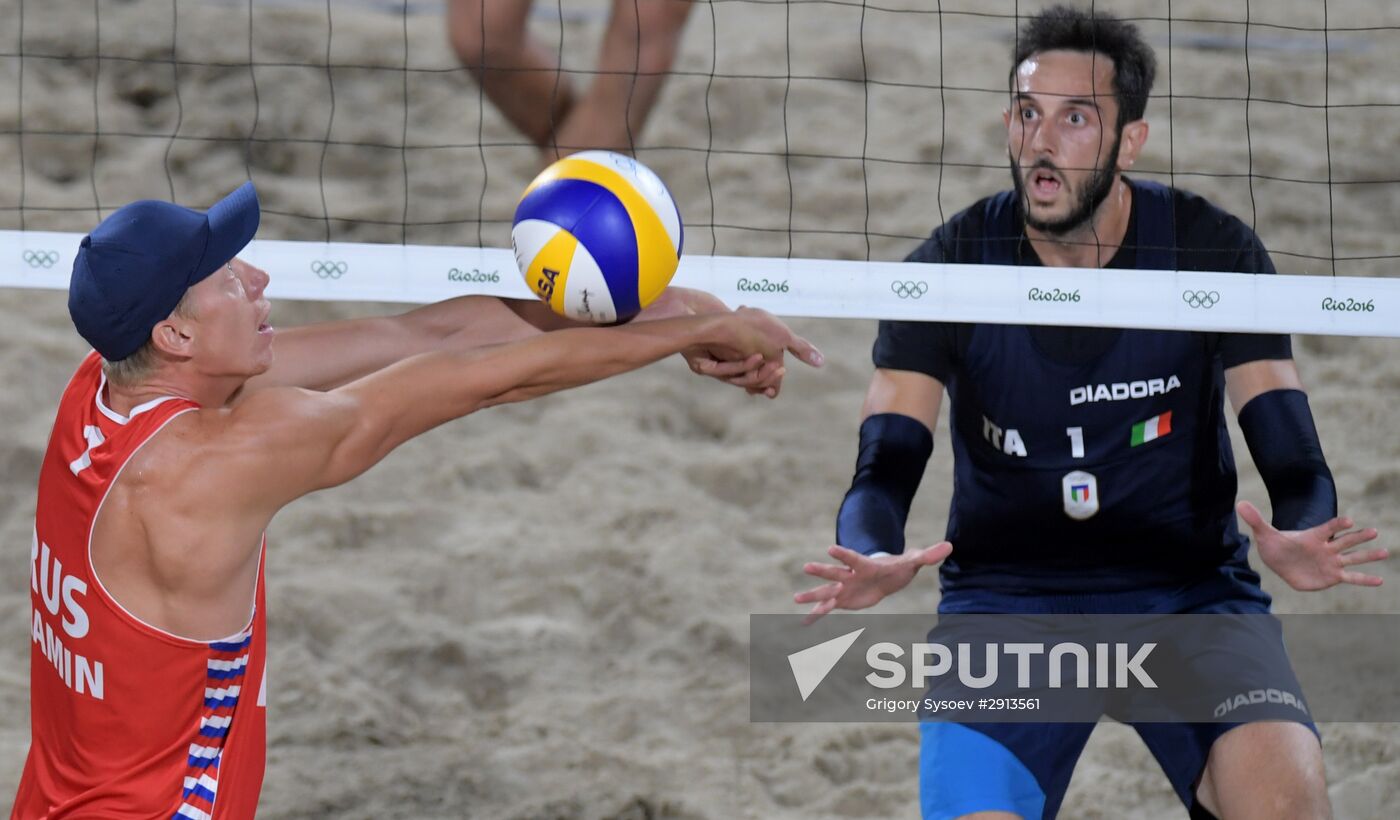 2016 Summer Olympics. Beach volleyball. Men. Quarterfinals