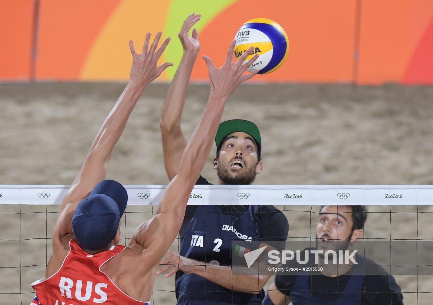 2016 Summer Olympics. Beach volleyball. Men. Quarterfinals