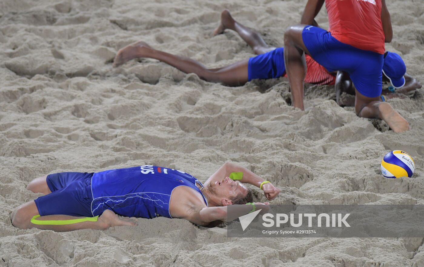 2016 Summer Olympics. Beach volleyball. Men. Quarterfinals