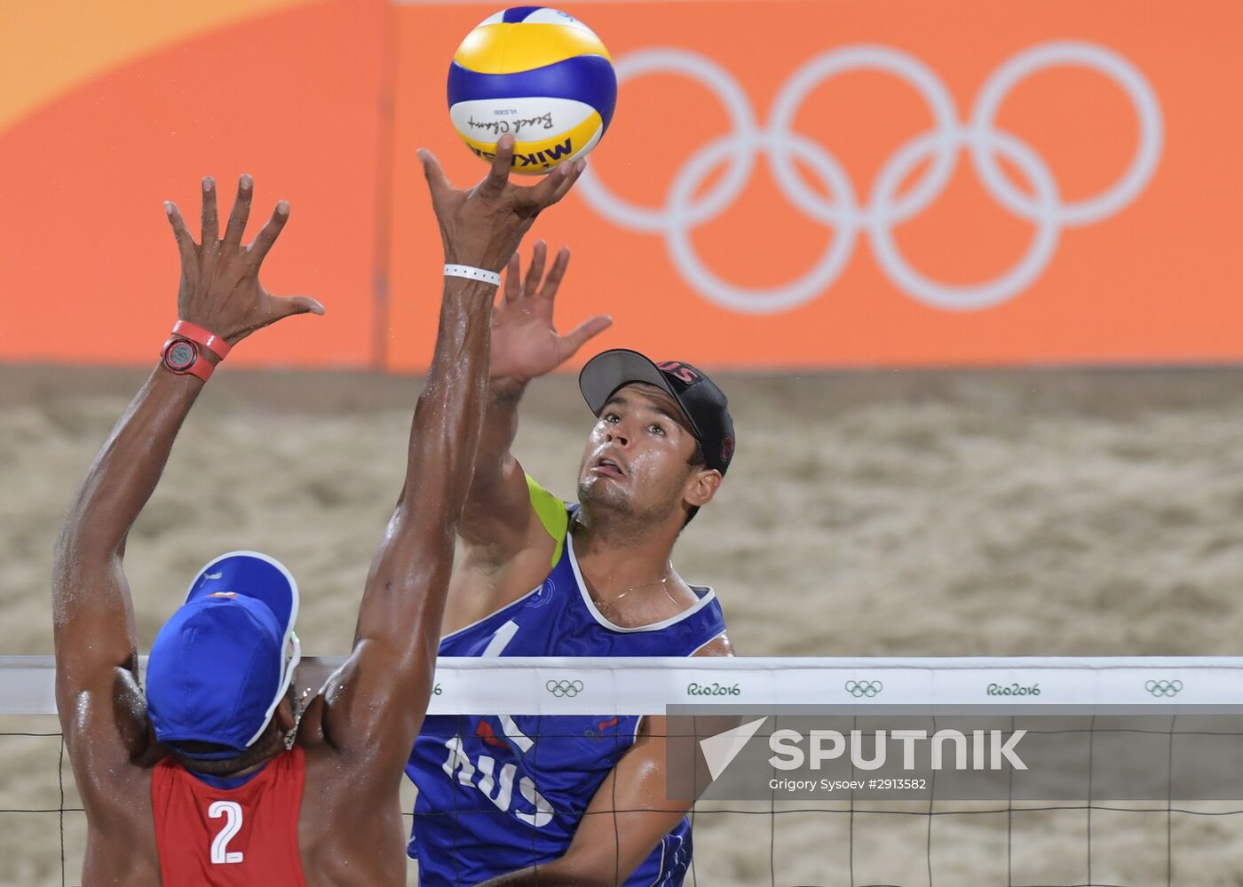 2016 Summer Olympics. Beach volleyball. Men. Quarterfinals