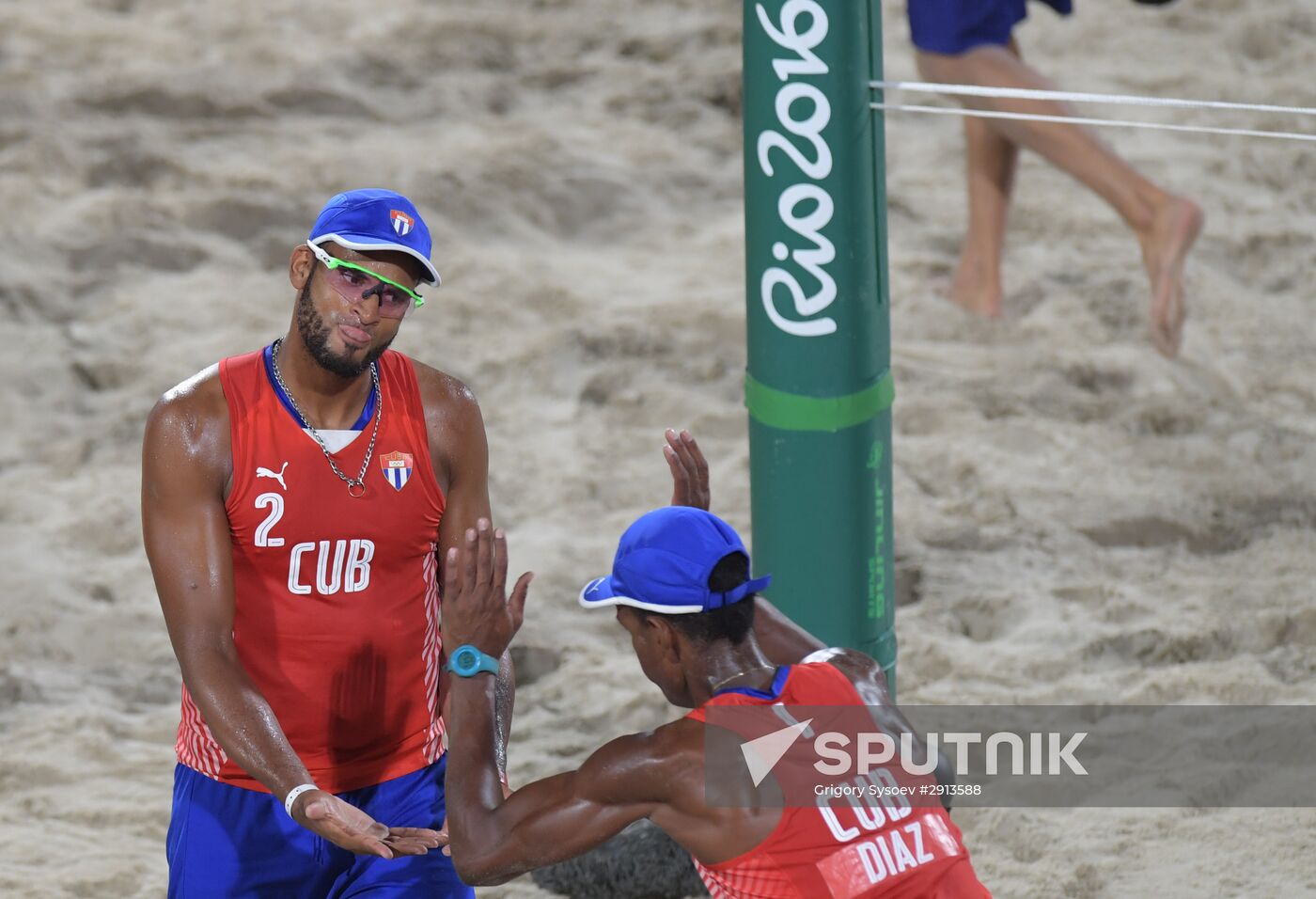 2016 Summer Olympics. Beach volleyball. Men. Quarterfinals