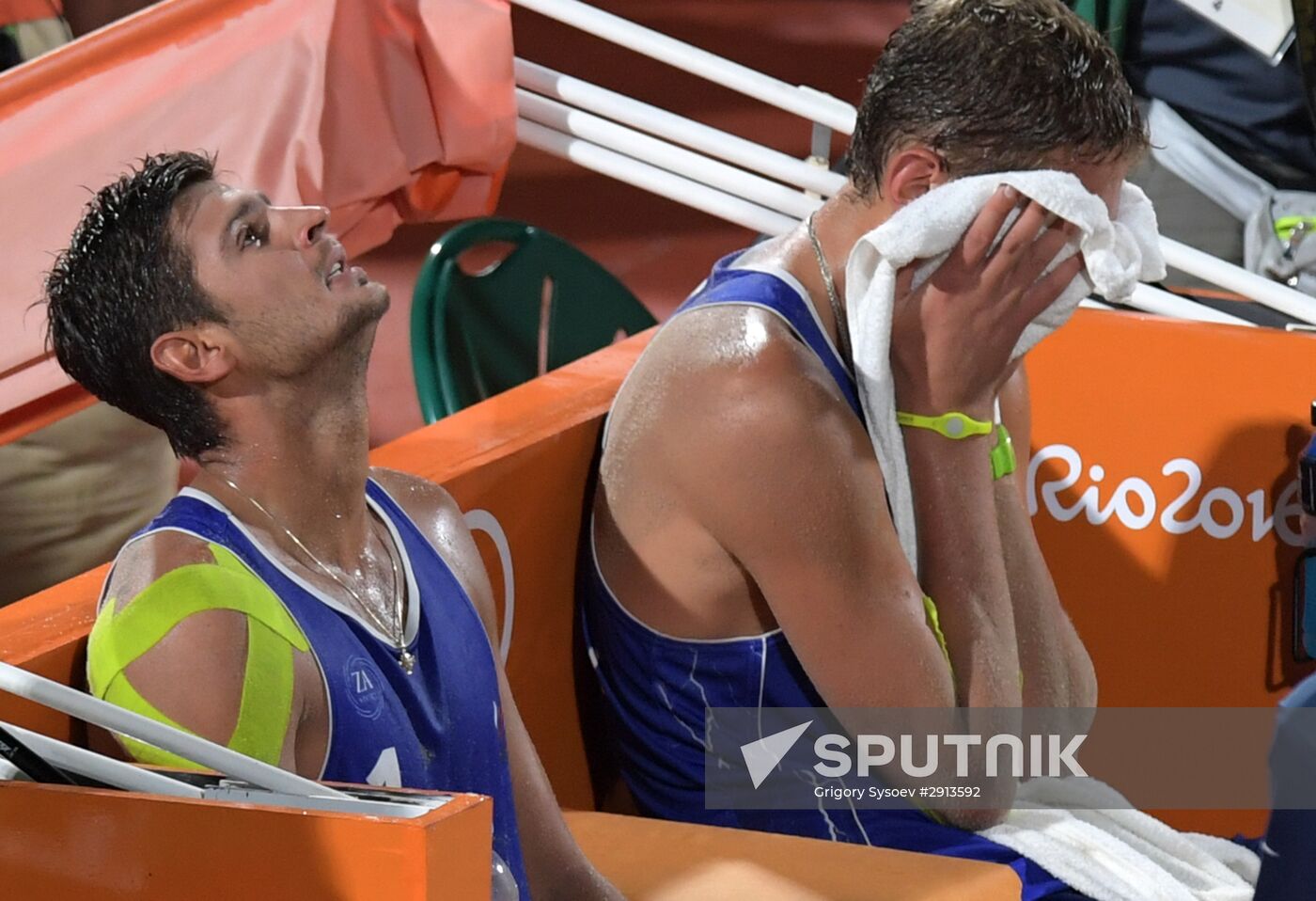 2016 Summer Olympics. Beach volleyball. Men. Quarterfinals