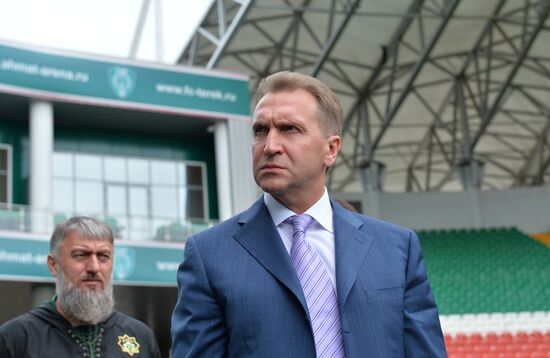 First Deputy Prime Minister Igor Shuvalov visits Grozny