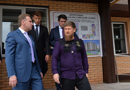 First Deputy Prime Minister Igor Shuvalov visits Grozny