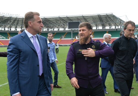 First Deputy Prime Minister Igor Shuvalov visits Grozny
