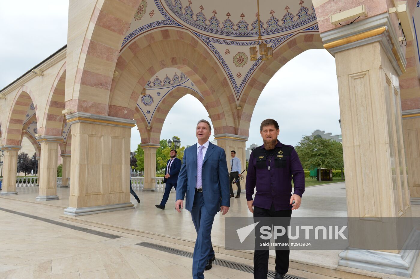 First Deputy Prime Minister Igor Shuvalov visits Grozny