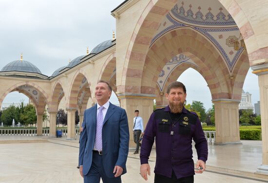First Deputy Prime Minister Igor Shuvalov visits Grozny