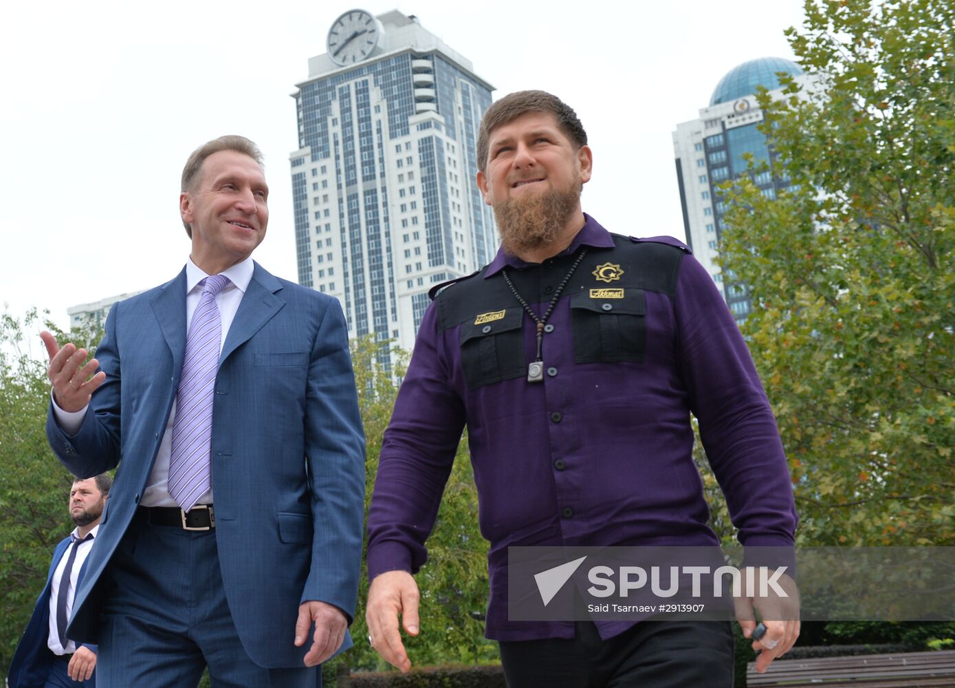 First Deputy Prime Minister Igor Shuvalov visits Grozny