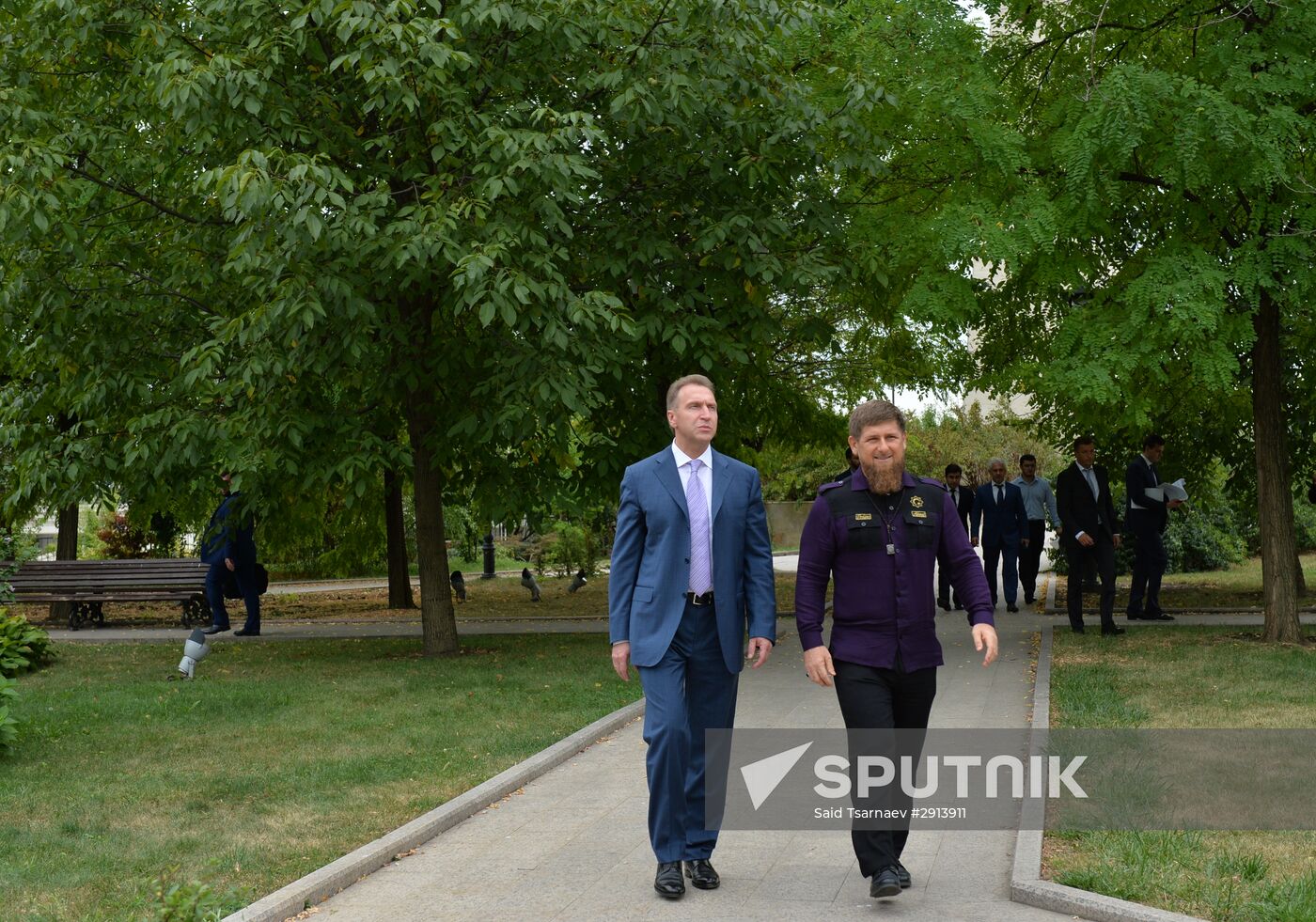 First Deputy Prime Minister Igor Shuvalov visits Grozny