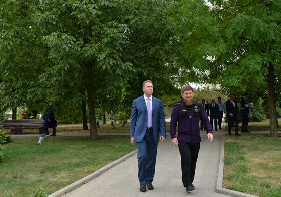 First Deputy Prime Minister Igor Shuvalov visits Grozny