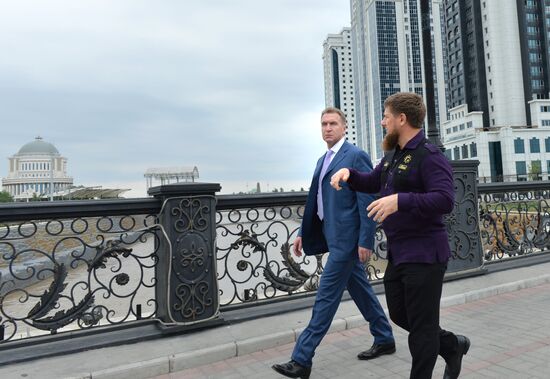 First Deputy Prime Minister Igor Shuvalov visits Grozny