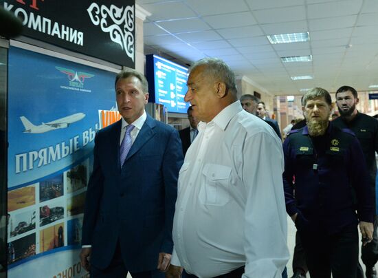 First Deputy Prime Minister Igor Shuvalov visits Grozny
