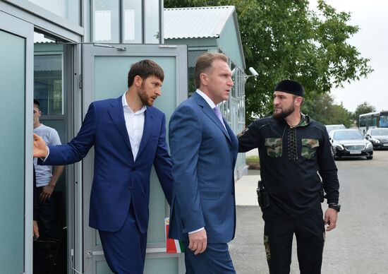 First Deputy Prime Minister Igor Shuvalov visits Grozny