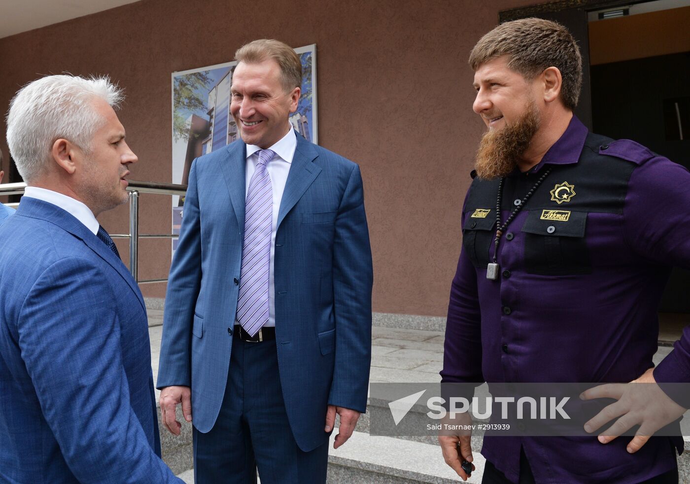 First Deputy Prime Minister Igor Shuvalov visits Grozny