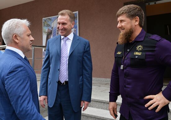First Deputy Prime Minister Igor Shuvalov visits Grozny