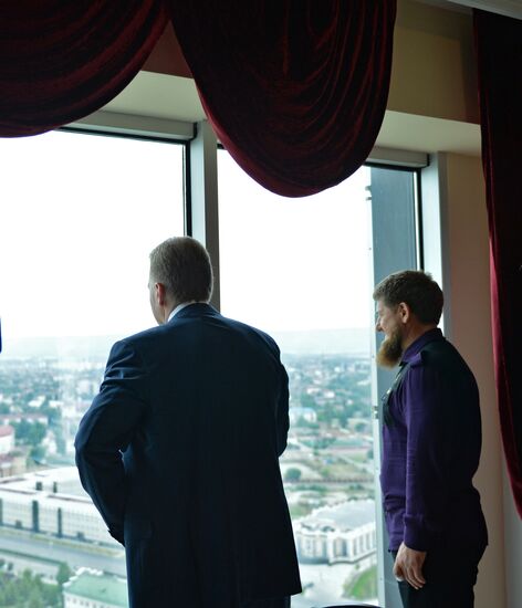 First Deputy Prime Minister Igor Shuvalov visits Grozny