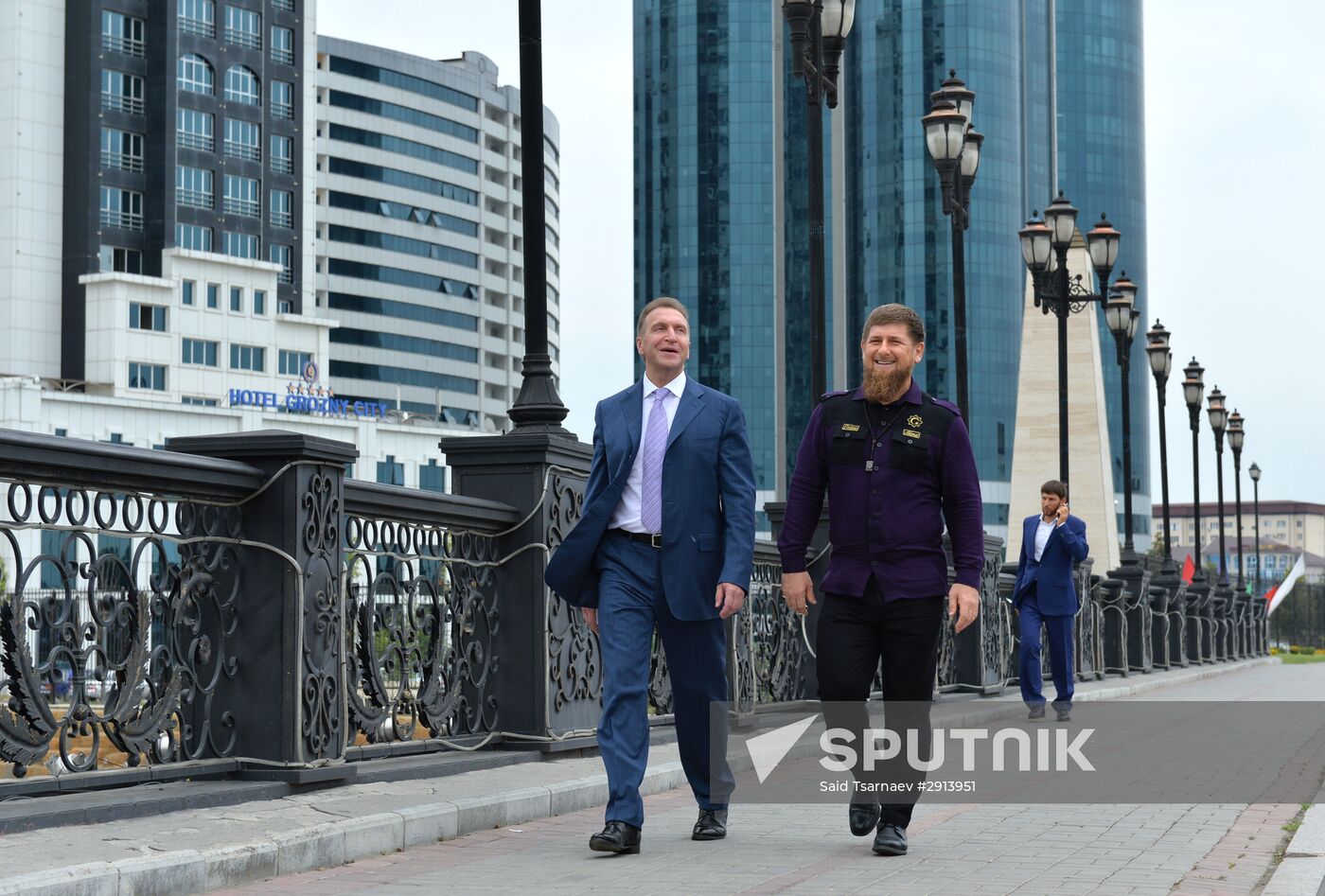First Deputy Prime Minister Igor Shuvalov visits Grozny