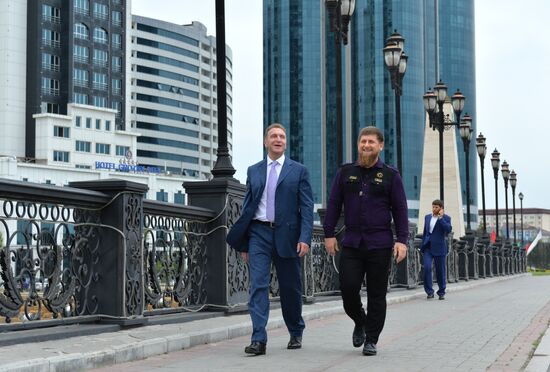 First Deputy Prime Minister Igor Shuvalov visits Grozny