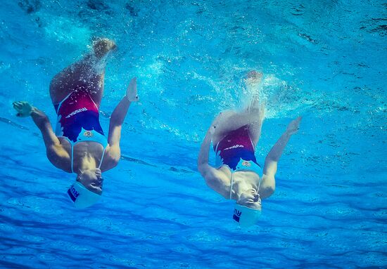 2016 Summer Olympics. Synchronized swimming duets. Free routine. Final