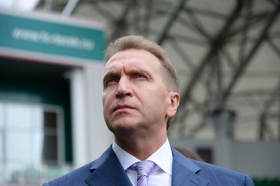 First Deputy Prime Minister Igor Shuvalov visits Grozny