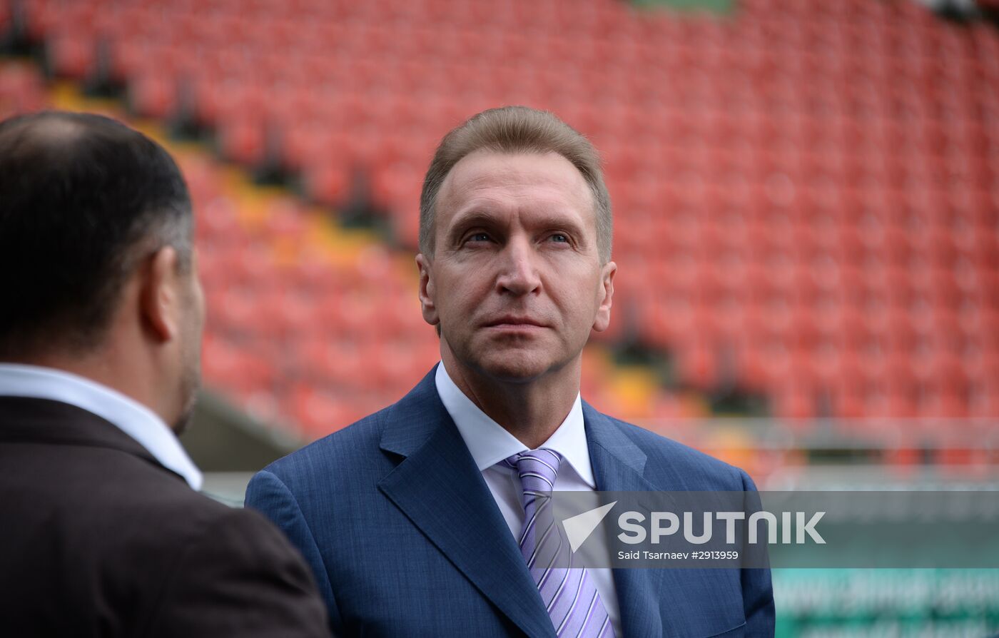 First Deputy Prime Minister Igor Shuvalov visits Grozny
