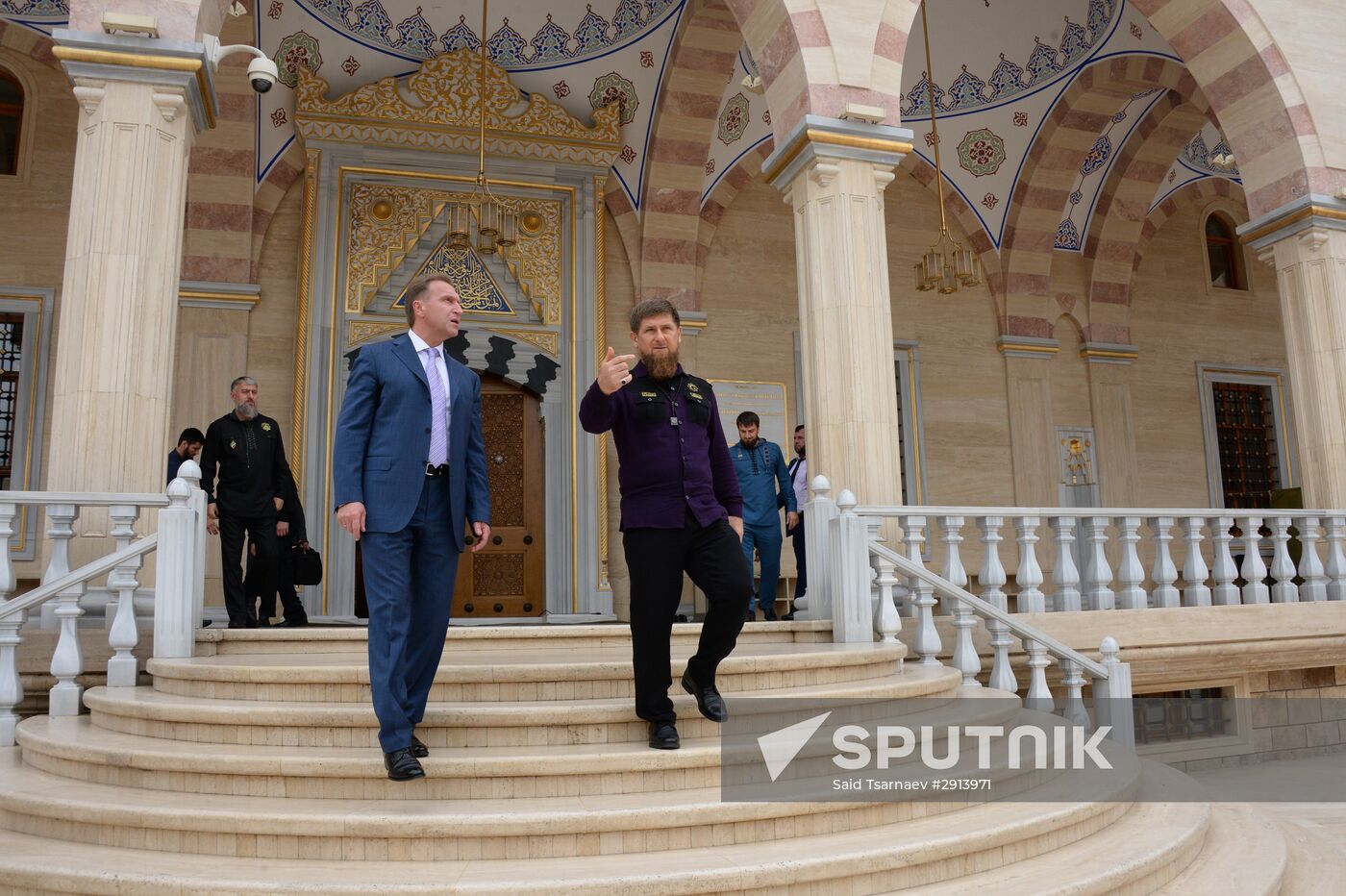 First Deputy Prime Minister Igor Shuvalov visits Grozny