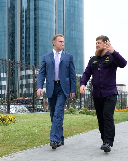 First Deputy Prime Minister Igor Shuvalov visits Grozny