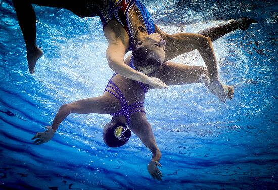 2016 Summer Olympics. Synchronized swimming duets. Free routine. Final
