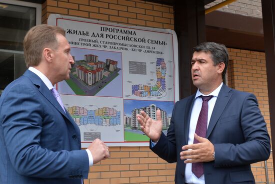 First Deputy Prime Minister Igor Shuvalov visits Grozny