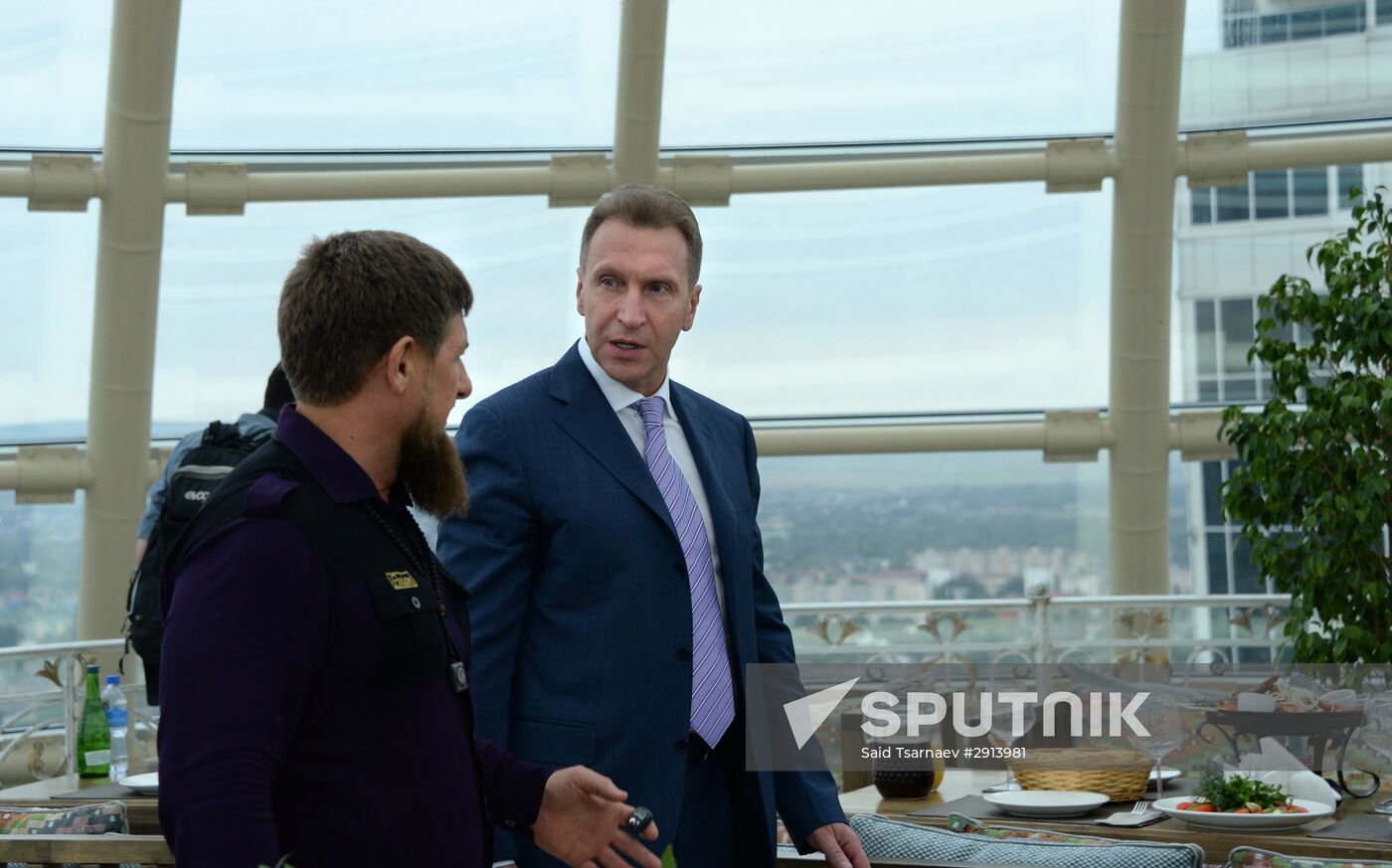 First Deputy Prime Minister Igor Shuvalov visits Grozny
