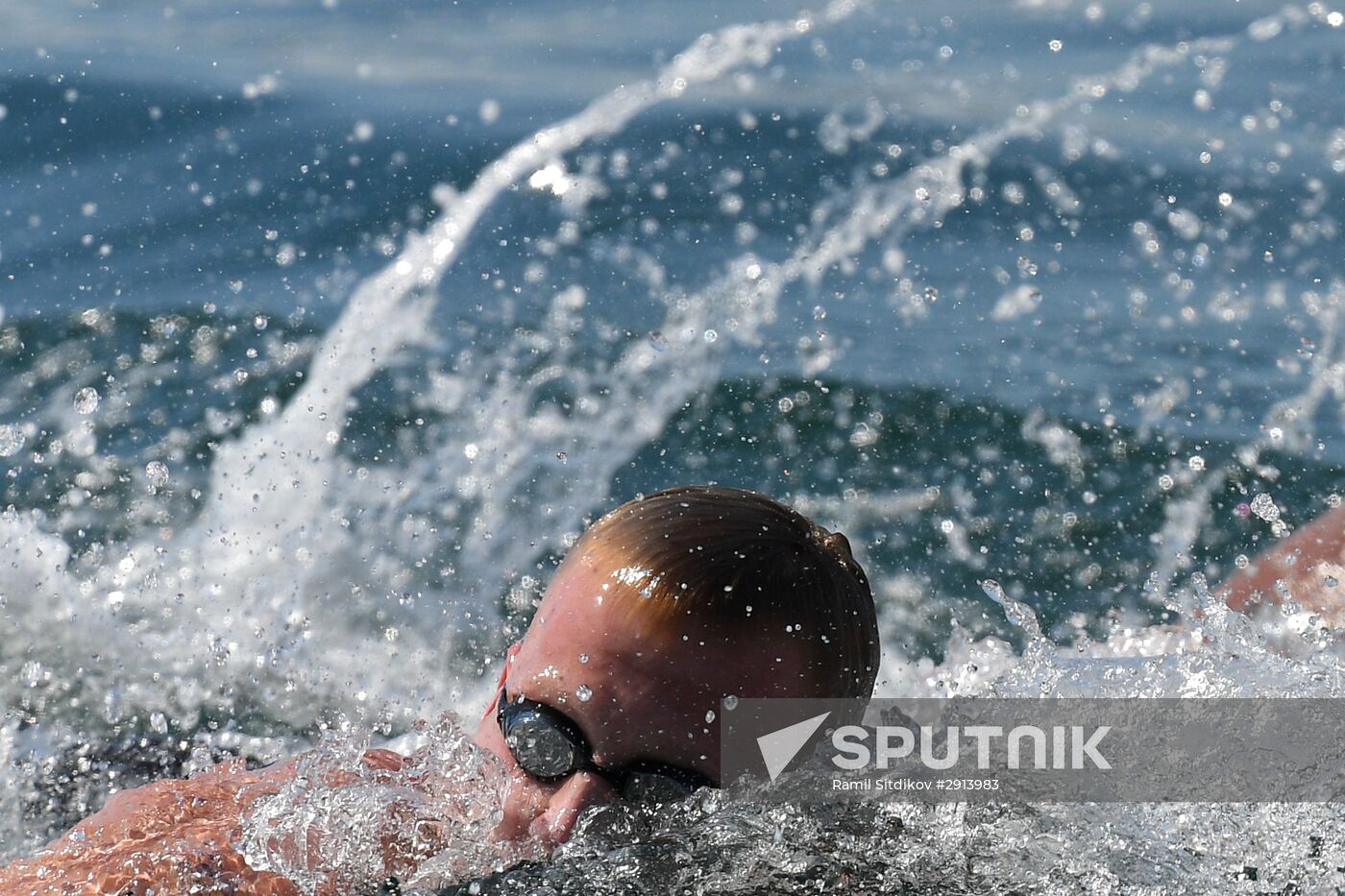 Summer Olympics 2016. Men's open water swimming