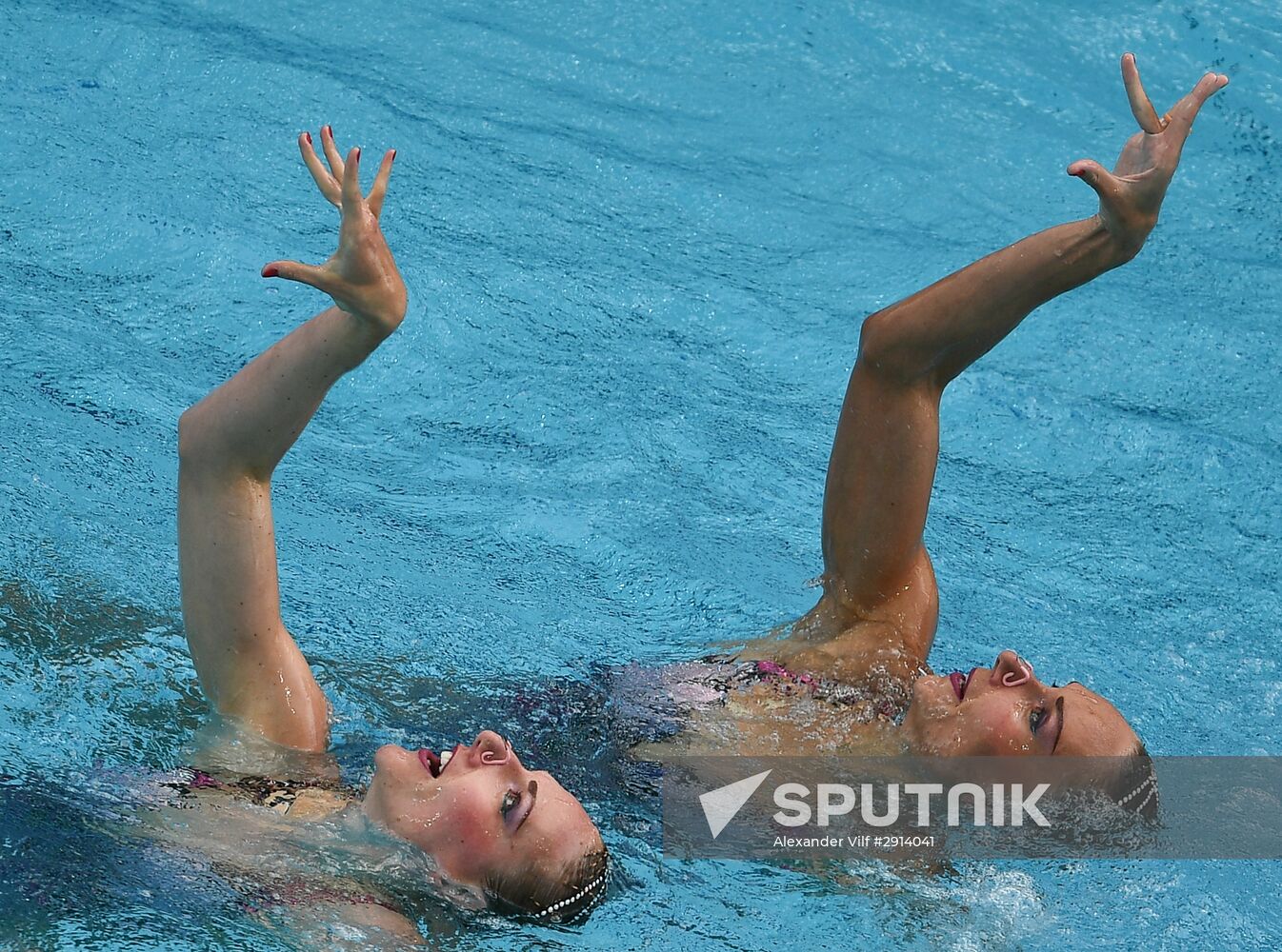 2016 Summer Olympics. Synchronized swimming duets. Free routine. Final