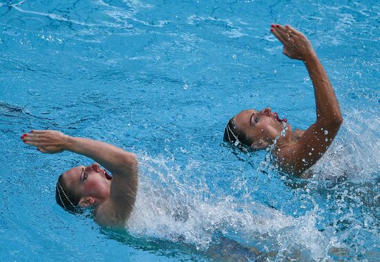 2016 Summer Olympics. Synchronized swimming duets. Free routine. Final