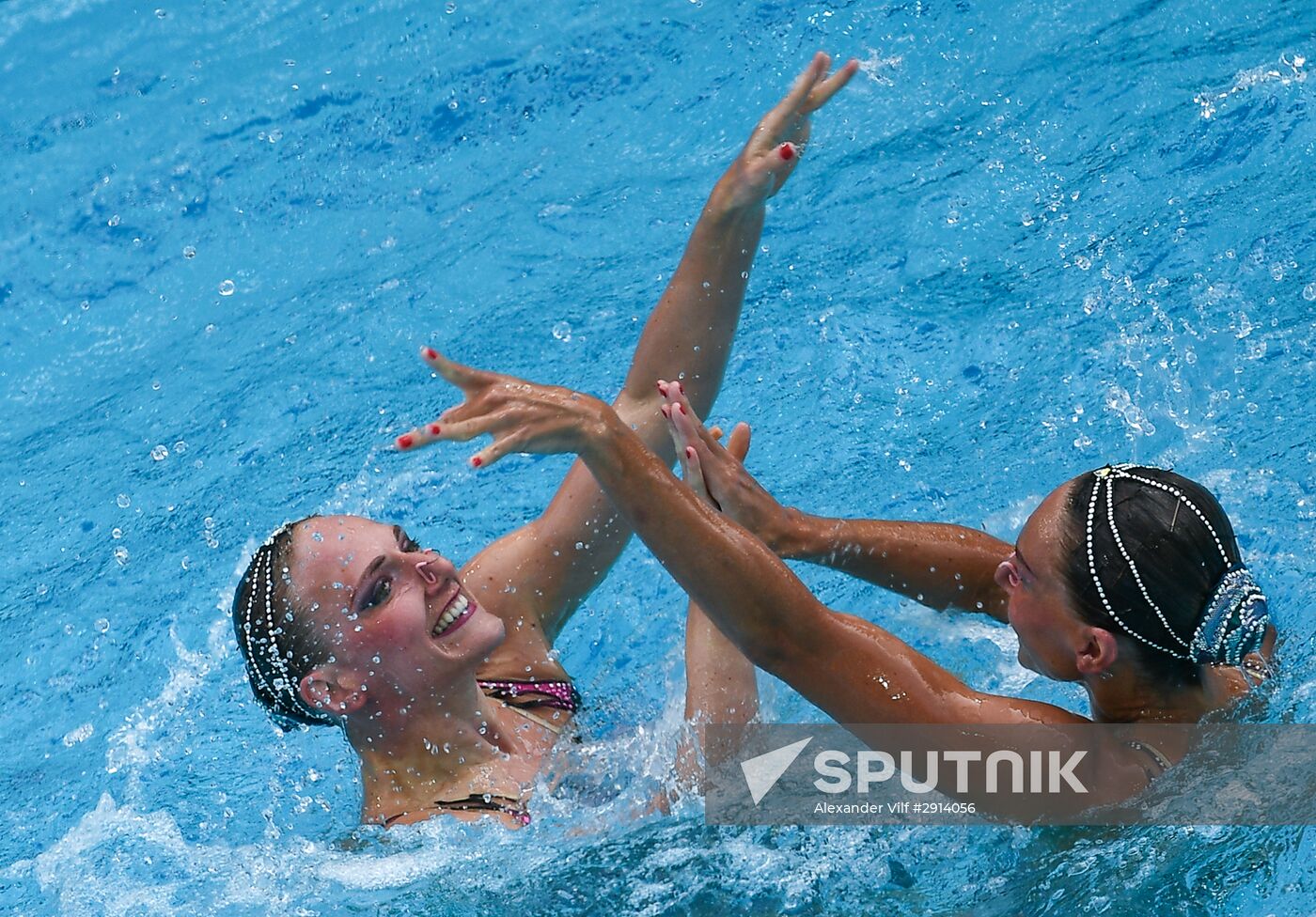 2016 Summer Olympics. Synchronized swimming duets. Free routine. Final