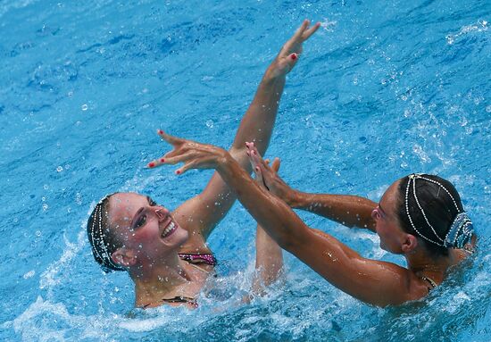 2016 Summer Olympics. Synchronized swimming duets. Free routine. Final