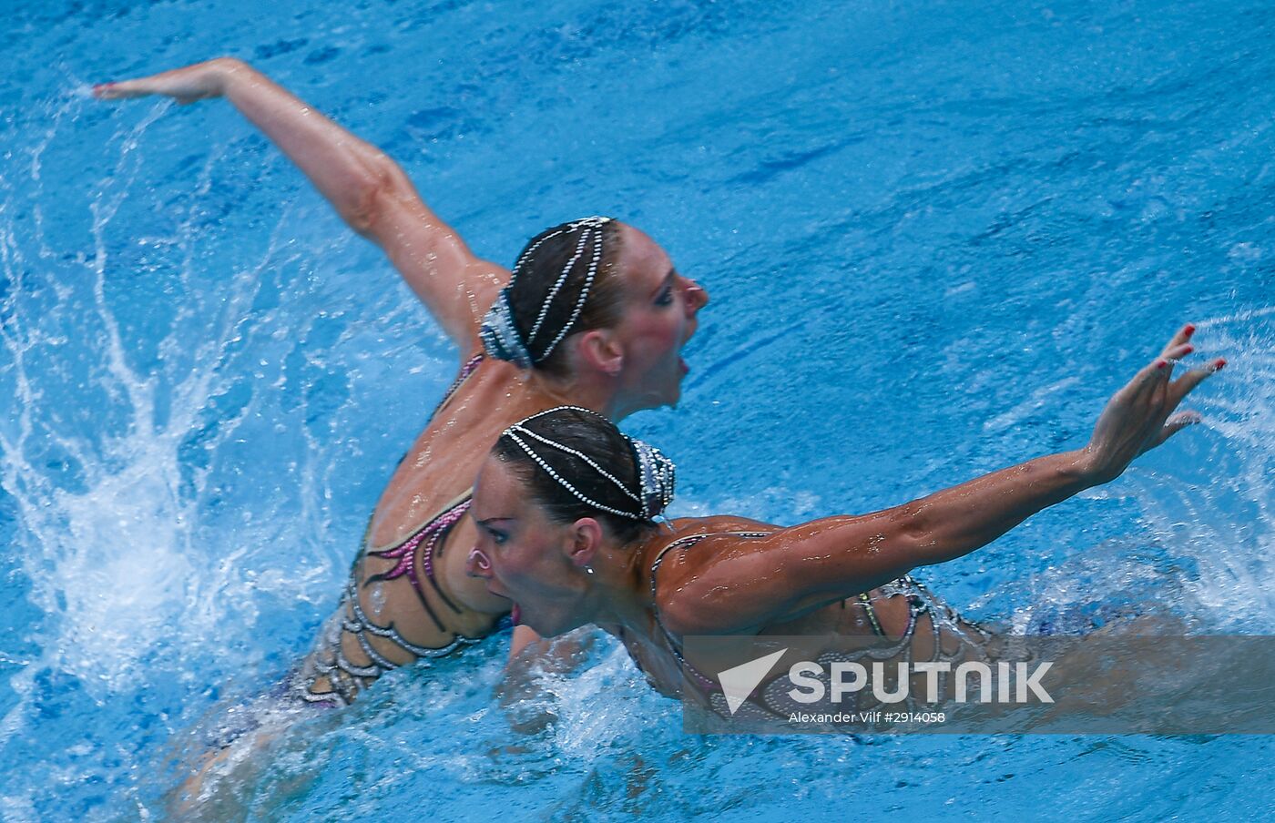 2016 Summer Olympics. Synchronized swimming duets. Free routine. Final