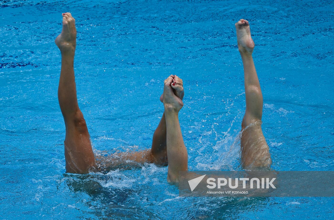 2016 Summer Olympics. Synchronized swimming duets. Free routine. Final