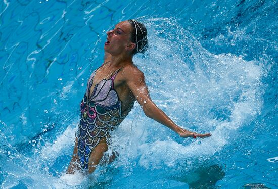 2016 Summer Olympics. Synchronized swimming duets. Free routine. Final