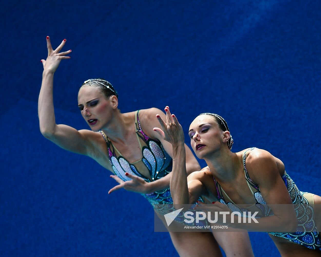 2016 Summer Olympics. Synchronized swimming duets. Free routine. Final