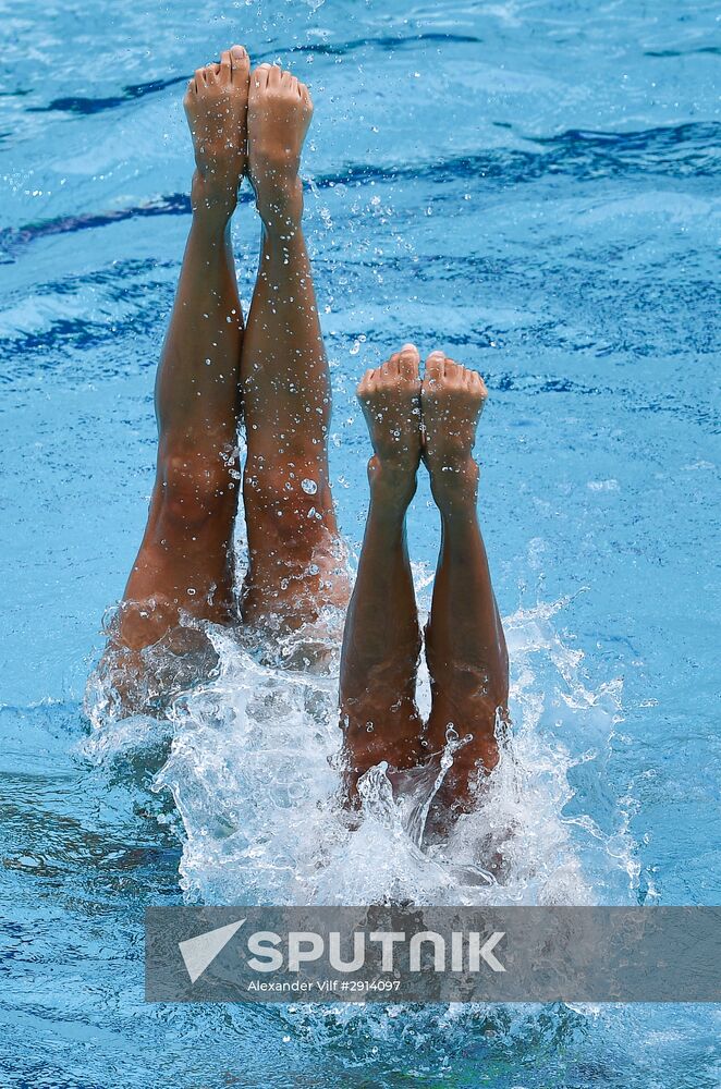 2016 Summer Olympics. Synchronized swimming duets. Free routine. Final