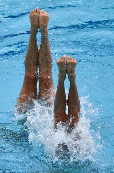 2016 Summer Olympics. Synchronized swimming duets. Free routine. Final