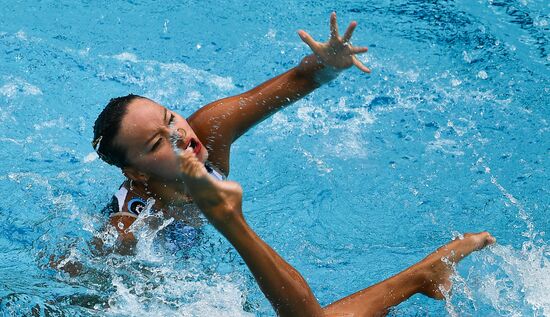 2016 Summer Olympics. Synchronized swimming duets. Free routine. Final