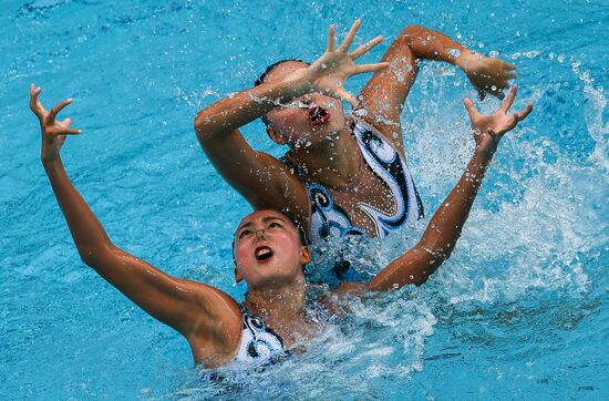 2016 Summer Olympics. Synchronized swimming duets. Free routine. Final