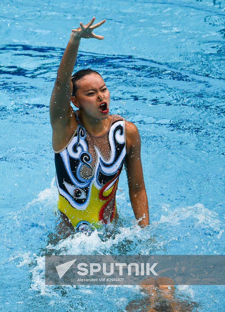 2016 Summer Olympics. Synchronized swimming duets. Free routine. Final