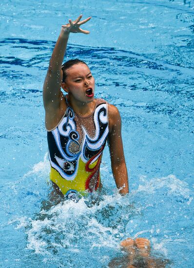 2016 Summer Olympics. Synchronized swimming duets. Free routine. Final