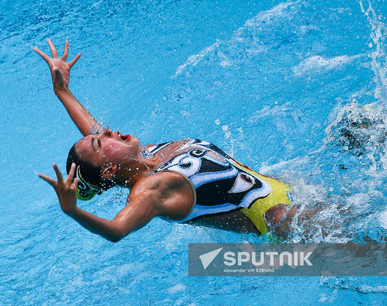 2016 Summer Olympics. Synchronized swimming duets. Free routine. Final