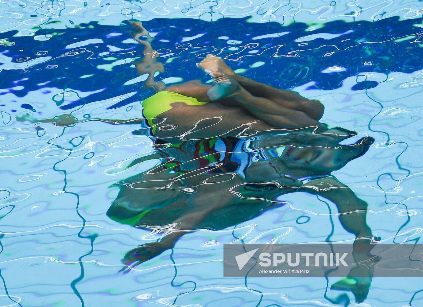 2016 Summer Olympics. Synchronized swimming duets. Free routine. Final