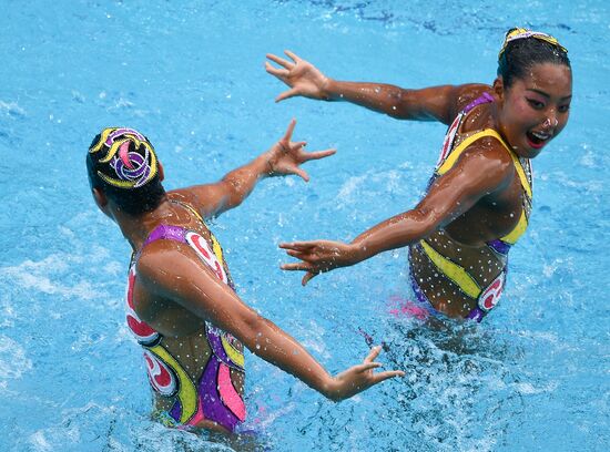 2016 Summer Olympics. Synchronized swimming duets. Free routine. Final
