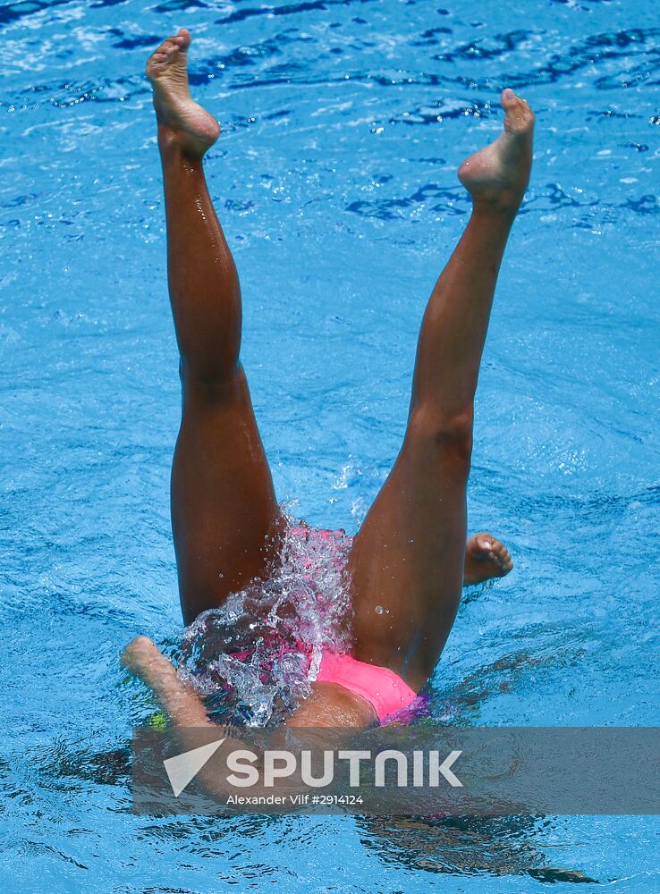 2016 Summer Olympics. Synchronized swimming duets. Free routine. Final